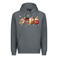 Rock christmas coffee Premium Hoodie - MaliasSmallBusiness