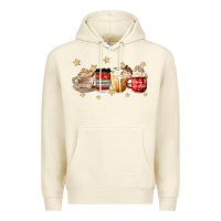 Sandshell christmas coffee Premium Hoodie - MaliasSmallBusiness