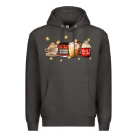 Smoke christmas coffee Premium Hoodie - MaliasSmallBusiness