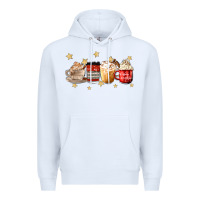 White christmas coffee Premium Hoodie - MaliasSmallBusiness