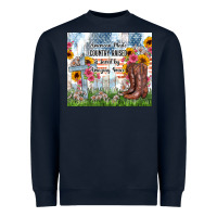 Navy christian western american made country raised Heavyweight Sweatshirt - Zillion Design Studio