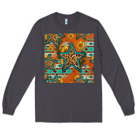 Smoke western stars seamless pattern Long Sleeve Tee - HRA Design Shop