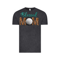 Vintage Black western blessed mom with hockey Vintage Tee - texasbilliewilder