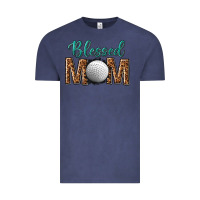 Vintage Denim western blessed mom with hockey Vintage Tee - texasbilliewilder