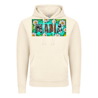 Vintage Artic Turquoise and Daisy Mama Vintage Hoodie - RanaPortraitStore