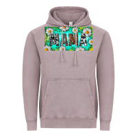 Vintage Zinc Turquoise and Daisy Mama Vintage Hoodie - RanaPortraitStore