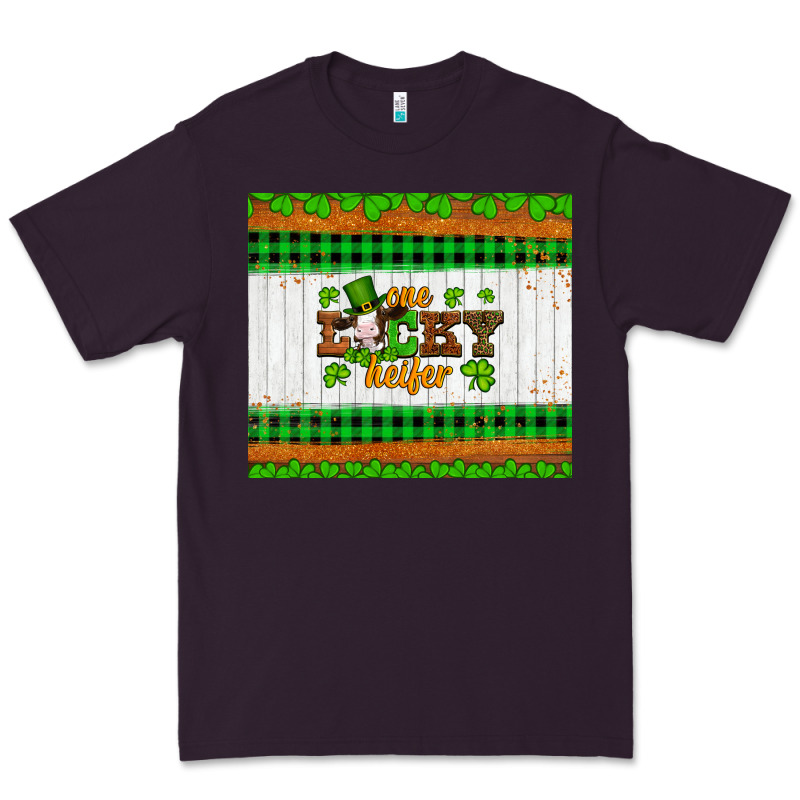 St Patricks One Lucky Heifer Premium Tee by Artiststas | Teevron