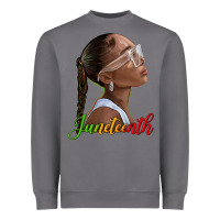 Storm juneteenth black woman Heavyweight Sweatshirt - texasbilliewilder