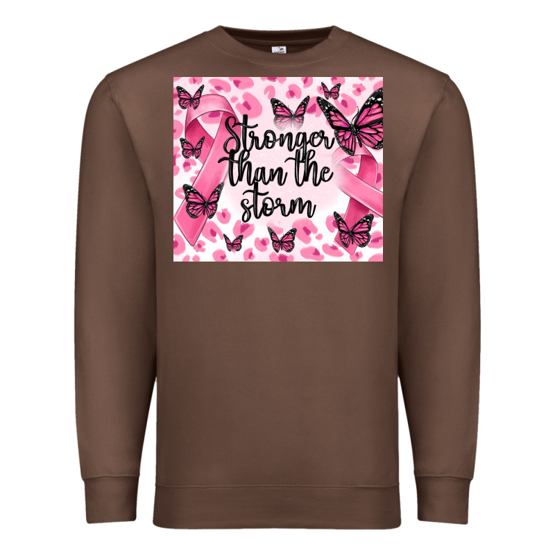 Stronger Than The Storm Premium Sweatshirt by MaliasSmallBusiness | Teevron