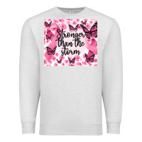 Oatmeal Heather stronger than the storm Premium Sweatshirt - MaliasSmallBusiness