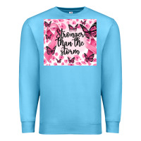 Ocean Blue stronger than the storm Premium Sweatshirt - MaliasSmallBusiness