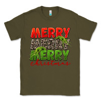 Army Green Merry christmas Classic Tee - FaDigitalArtStudio