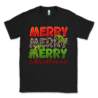Black Merry christmas Classic Tee - FaDigitalArtStudio