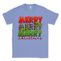 Colony Blue Merry christmas Classic Tee - FaDigitalArtStudio