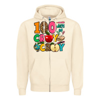 Sandshell 100 days of cray cray Zipper Hoodie - Jasminsmagicworld