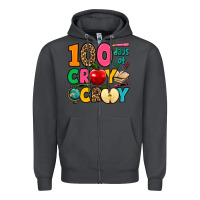 Smoke 100 days of cray cray Zipper Hoodie - Jasminsmagicworld