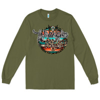 Army Green wranglinn mama Long Sleeve Tee - RacoonDesign