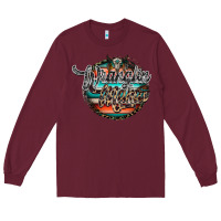 Burgundy wranglinn mama Long Sleeve Tee - RacoonDesign