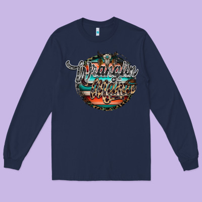 Wranglinn Mama Long Sleeve Tee Designed By Racoondesign