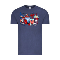 Vintage Denim American nurse coffee cups Vintage Tee - Zillion Design Studio