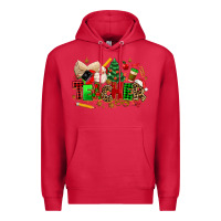 Cardinal christmas  teacher Premium Hoodie - MaliasSmallBusiness