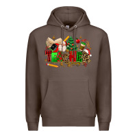Coffee christmas  teacher Premium Hoodie - MaliasSmallBusiness