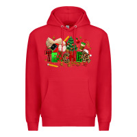 Red christmas  teacher Premium Hoodie - MaliasSmallBusiness