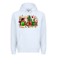 White christmas  teacher Premium Hoodie - MaliasSmallBusiness