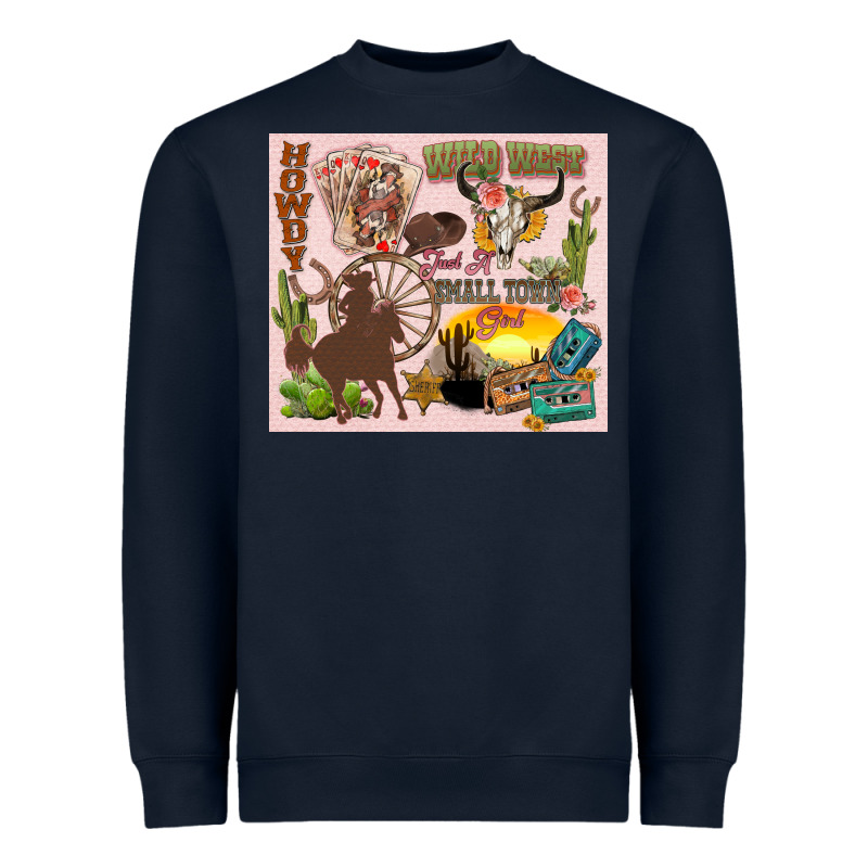 Wild West Western Heavyweight Sweatshirt by Zillion Design Studio | Teevron