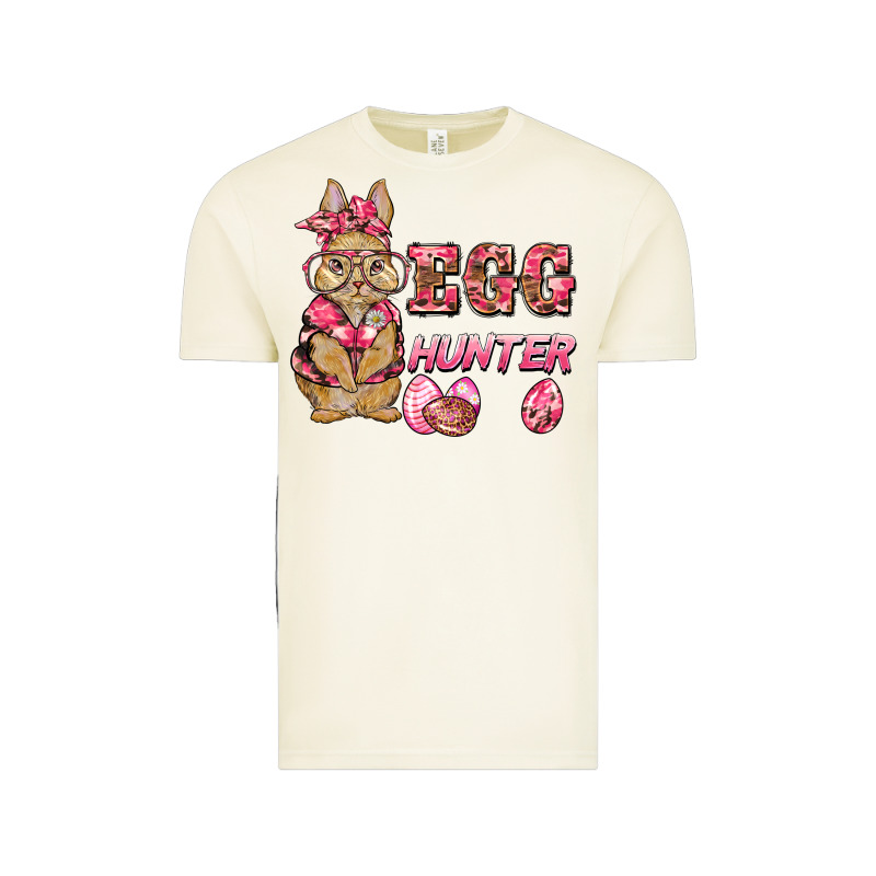 Easter Pink Camouflage Egg Hunter  Bunny Vintage Tee by BarkalooDesign | Teevron