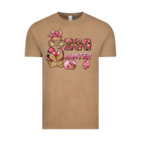 Vintage Coffee easter pink camouflage egg hunter  bunny Vintage Tee - BarkalooDesign