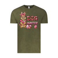 Vintage Olive easter pink camouflage egg hunter  bunny Vintage Tee - BarkalooDesign