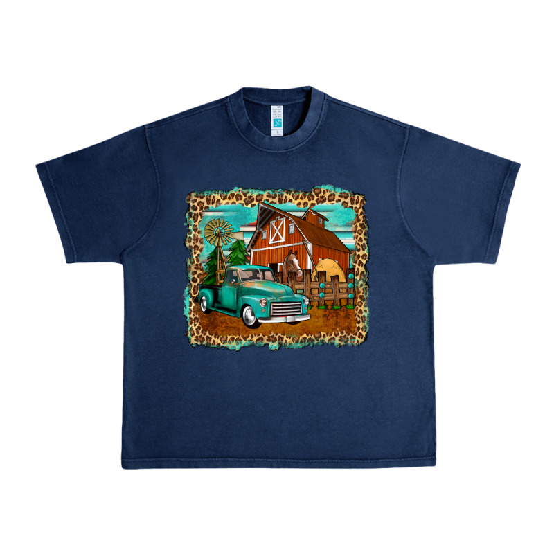 Rustic Country Barn Urban Heavy Tee by Zillion Design Studio | Teevron