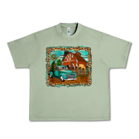 Oil Green rustic country barn Urban Heavy Tee - Zillion Design Studio