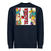 Navy teacher Heavyweight Sweatshirt - Zillion Design Studio