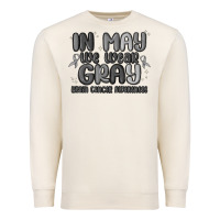 Sandshell in may we wear gray brain cancer awareness Premium Sweatshirt - MaliasSmallBusiness