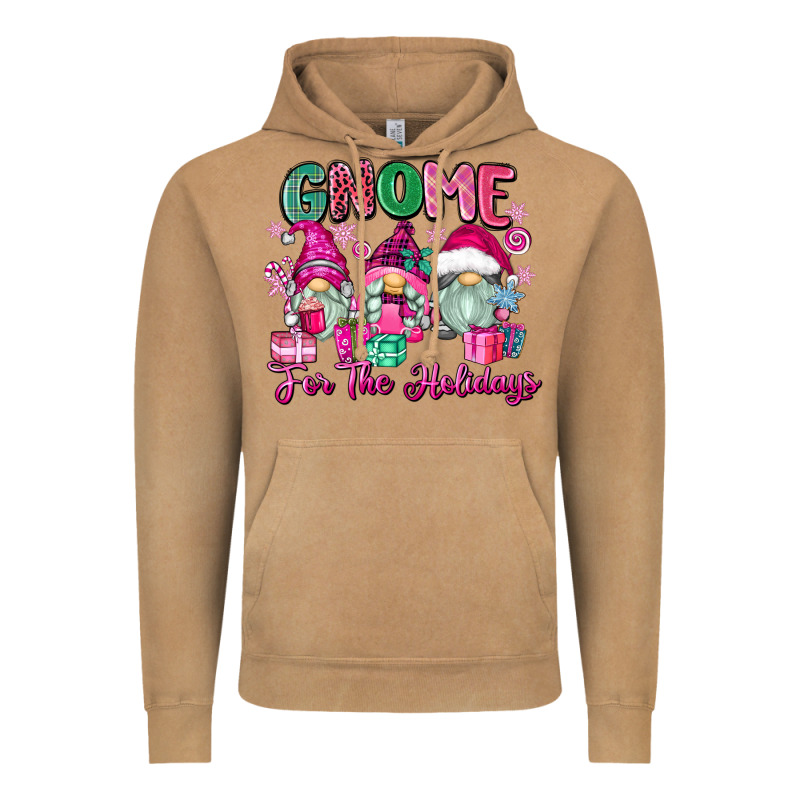 Gnome For The Holidays Vintage Hoodie by Zillion Design Studio | Teevron