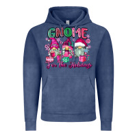 Vintage Denim gnome for the holidays Vintage Hoodie - Zillion Design Studio