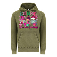 Vintage Olive gnome for the holidays Vintage Hoodie - Zillion Design Studio