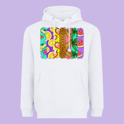 Summer Brushstroke Heavyweight Hoodie Designed By Jasminsmagicworld