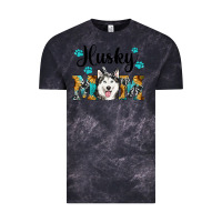 Cloud Black husky mom western Vintage Tee - RanaPortraitStore