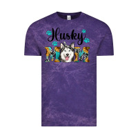 Cloud Purple husky mom western Vintage Tee - RanaPortraitStore