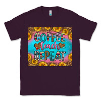 Plum coffee teach repeat Classic Tee - HRA Design Shop