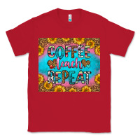 Red coffee teach repeat Classic Tee - HRA Design Shop