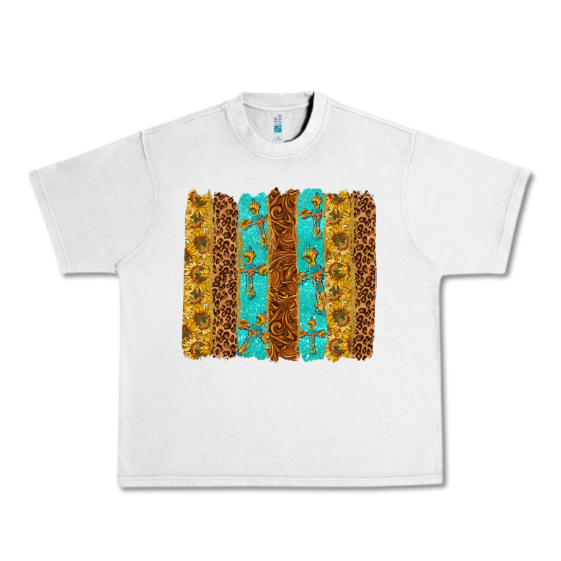 Western Brushstrokes Urban Heavy Tee by texasbilliewilder | Teevron