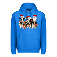 True Royal christmas three cows Premium Hoodie - MaliasSmallBusiness