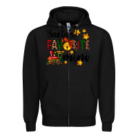 Black santa's favorite mini Zipper Hoodie - AdoDesignShop