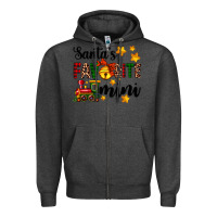 Charcoal Heather santa's favorite mini Zipper Hoodie - AdoDesignShop