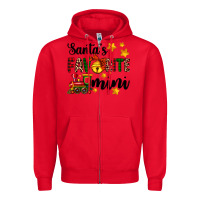 Red santa's favorite mini Zipper Hoodie - AdoDesignShop