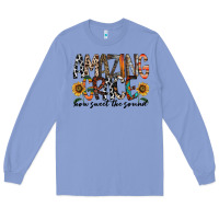Colony Blue amazing grace how sweet the sound Long Sleeve Tee - RacoonDesign